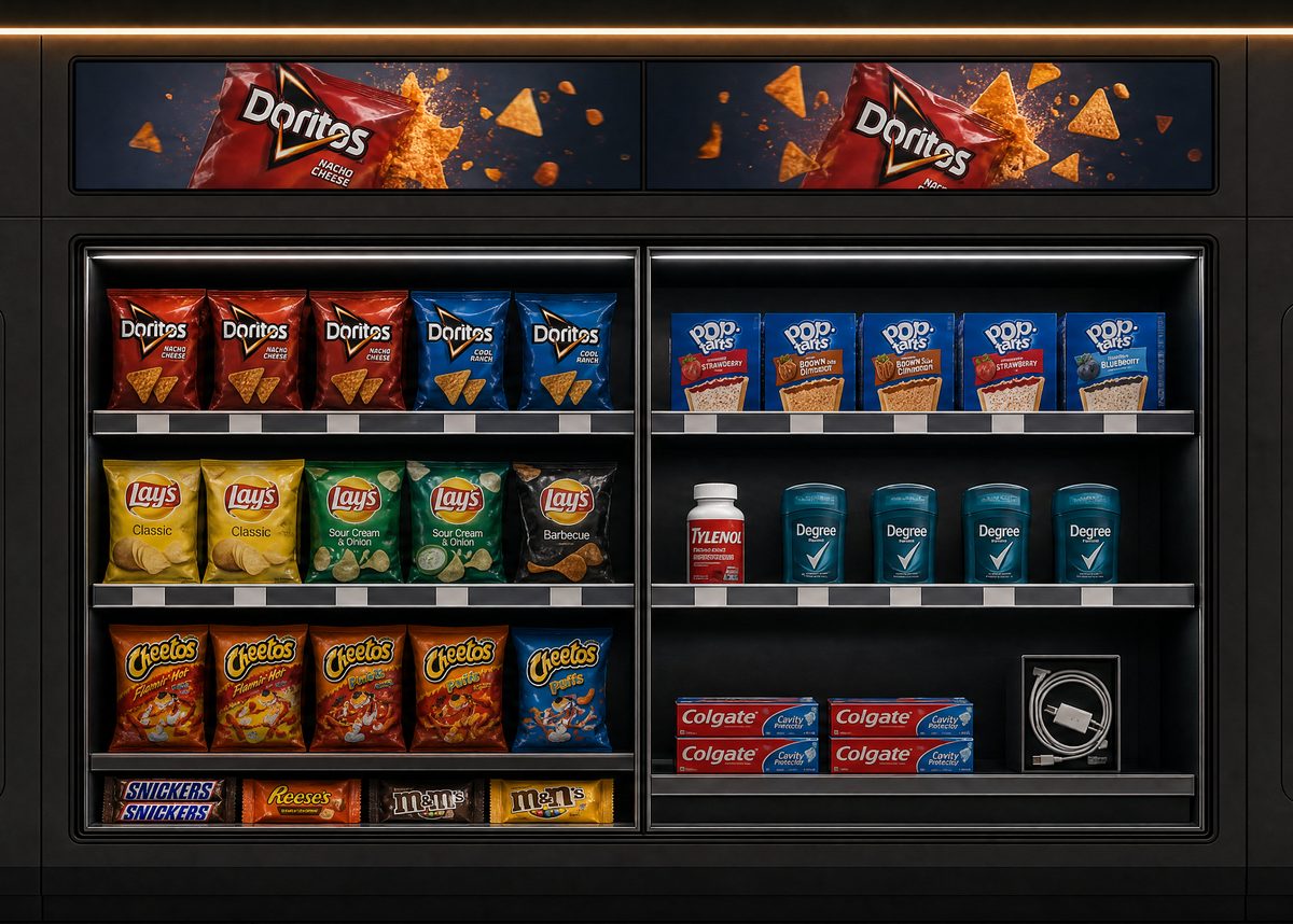 Snacks, pantry and essentials module